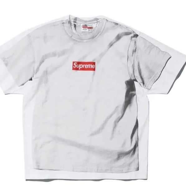 MM6 genuine LOGO two-piece XL BOX MAISON S 24SS white structure M L sleeved short MARGIELA TEE 0812
